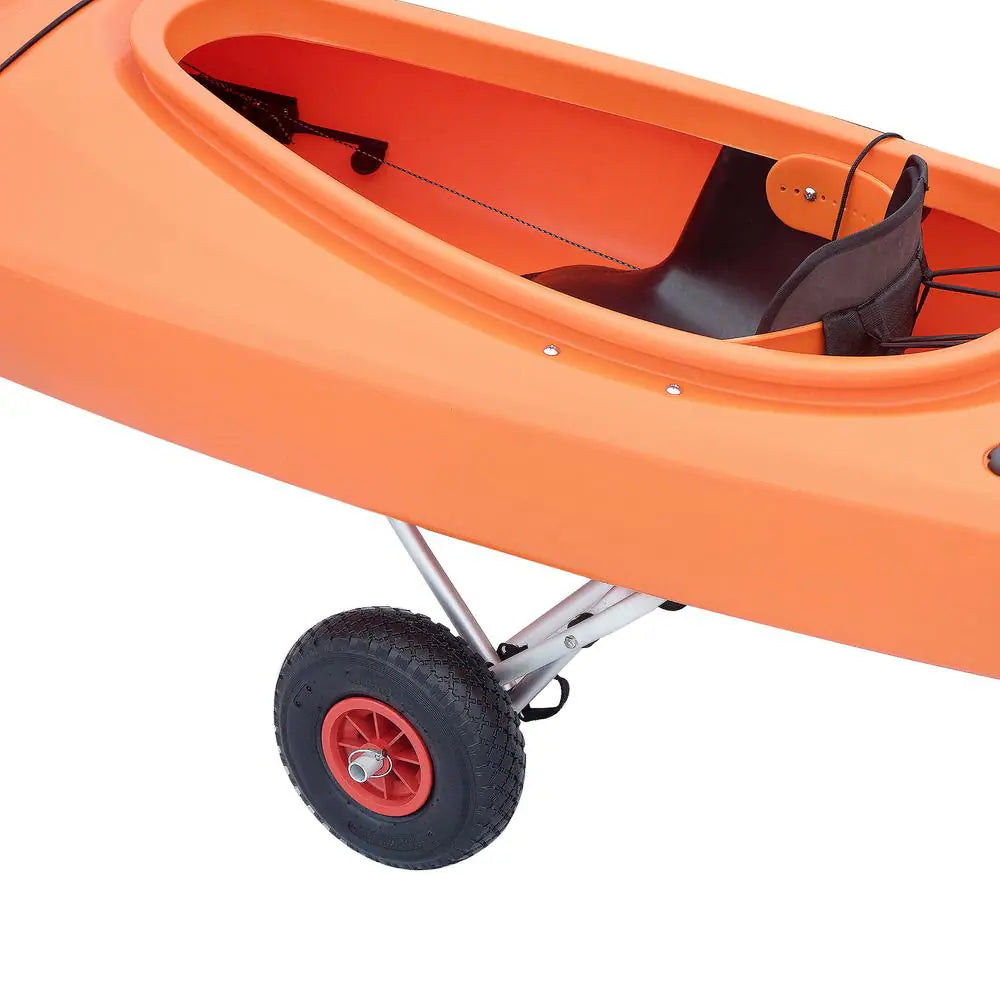 150 Lb. Premium Aluminum Kayak Cart with Airless Polyurethane Plastic Wheels