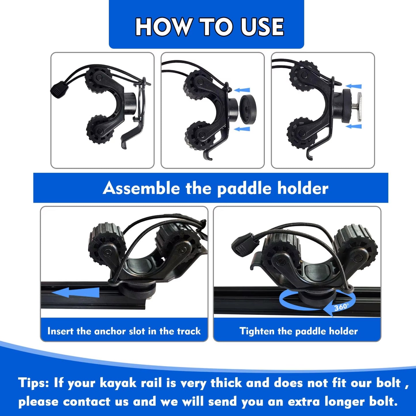 Kayak Paddle Holder