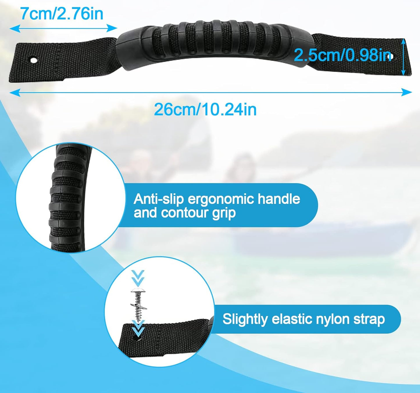 4 Pack Kayak Carry Handles