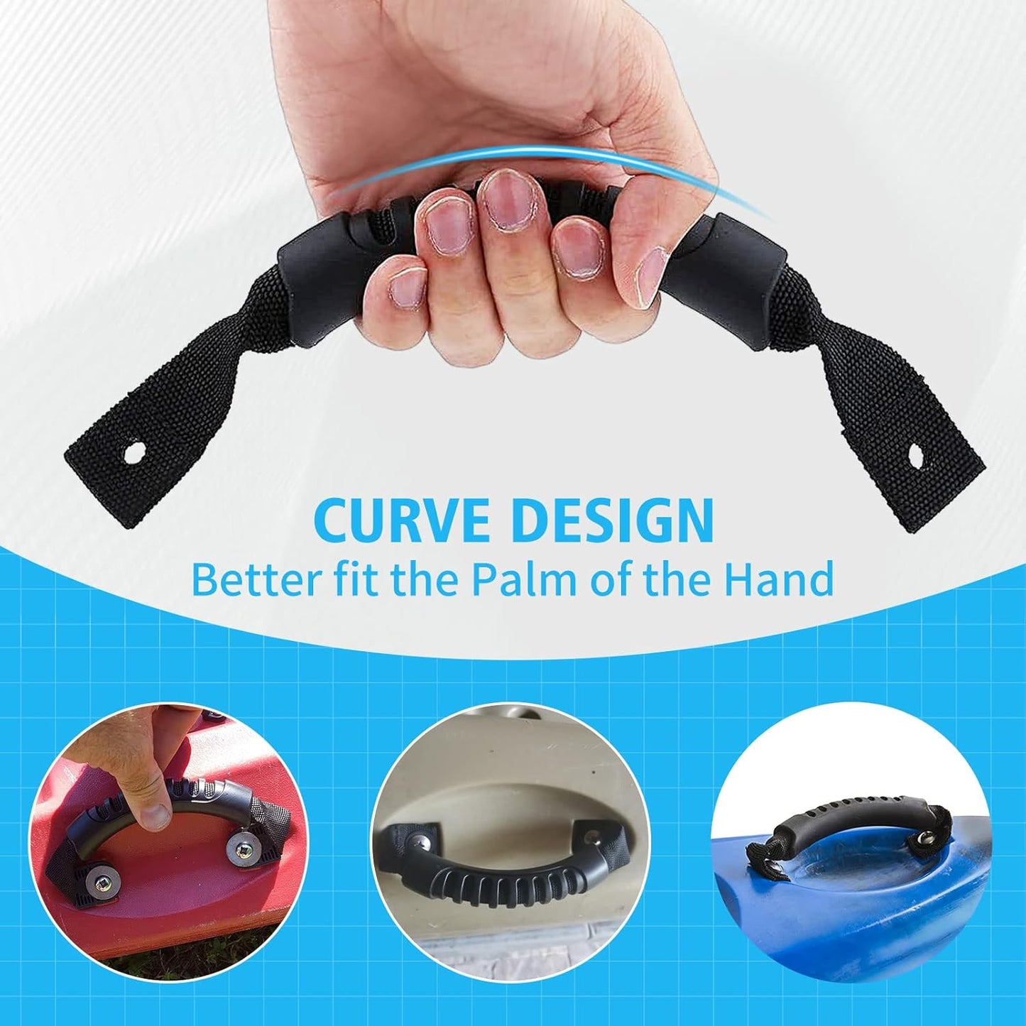 4 Pack Kayak Carry Handles