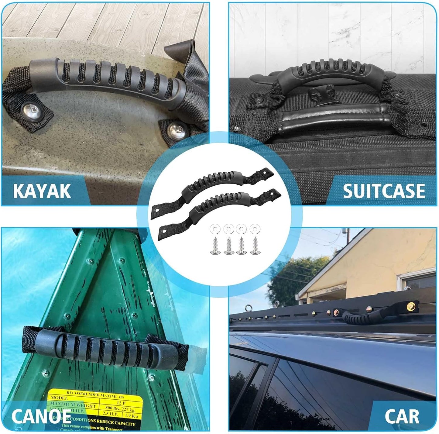 4 Pack Kayak Carry Handles