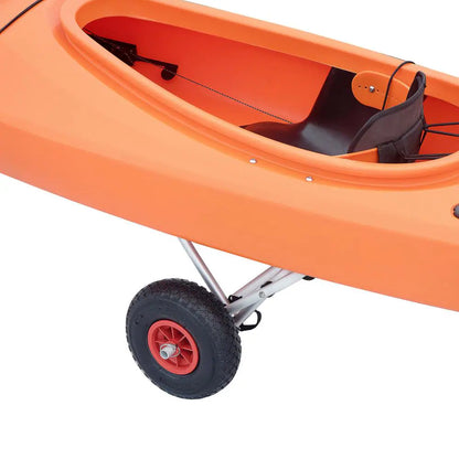 150 Lb. Premium Aluminum Kayak Cart with Airless Polyurethane Plastic Wheels
