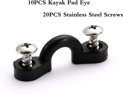 Kayak Pad Eye Kit, 10 pc